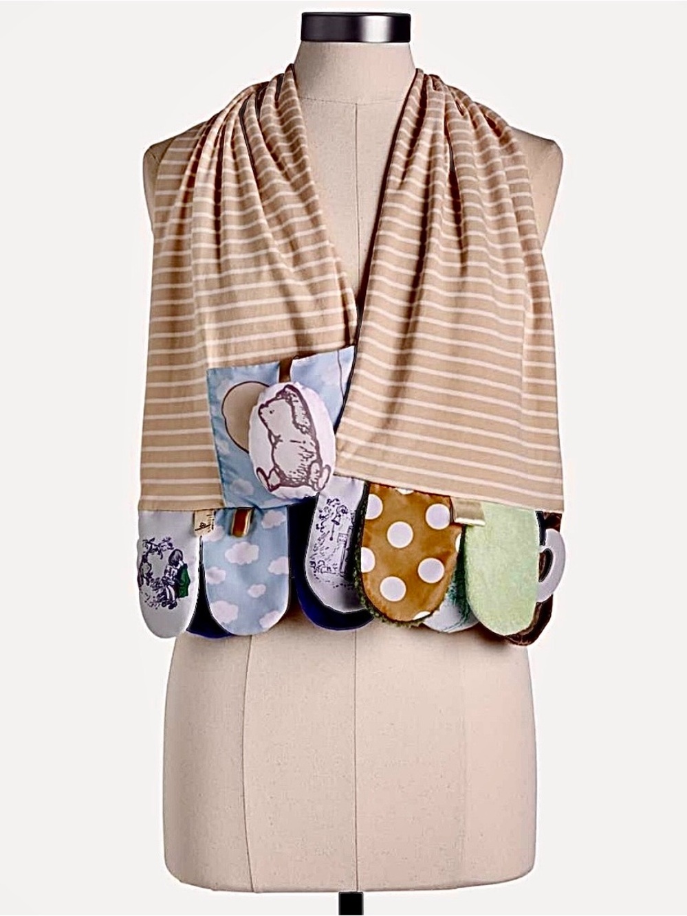 Baby’s Mommy & Me Activity Scarf~Winnie the Pooh